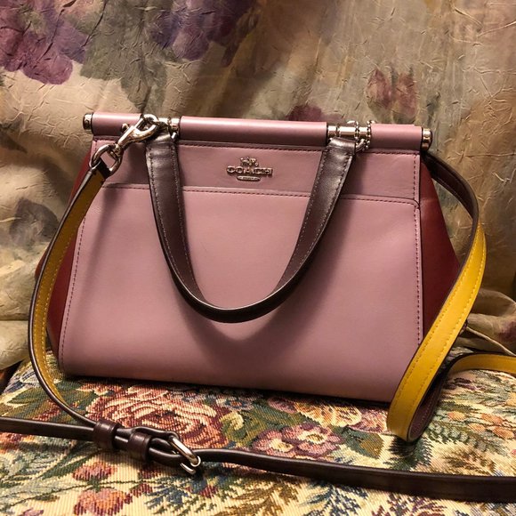 Coach Handbags - Coach Grace 20 Color block satchel Lovely!
